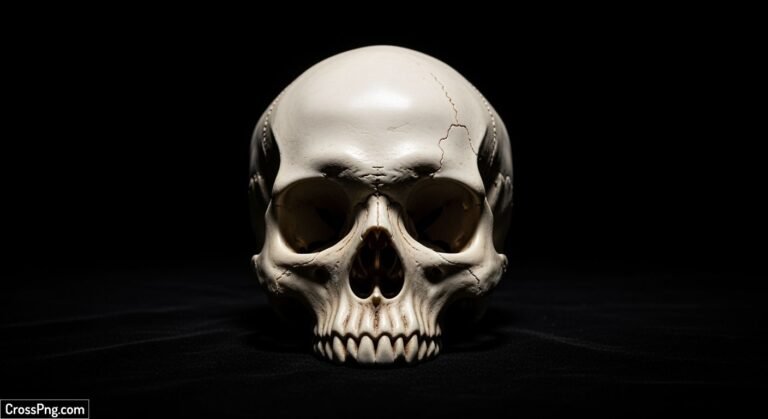 Skull black background image 3