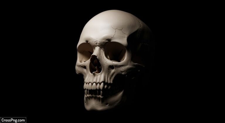 Skull black background image