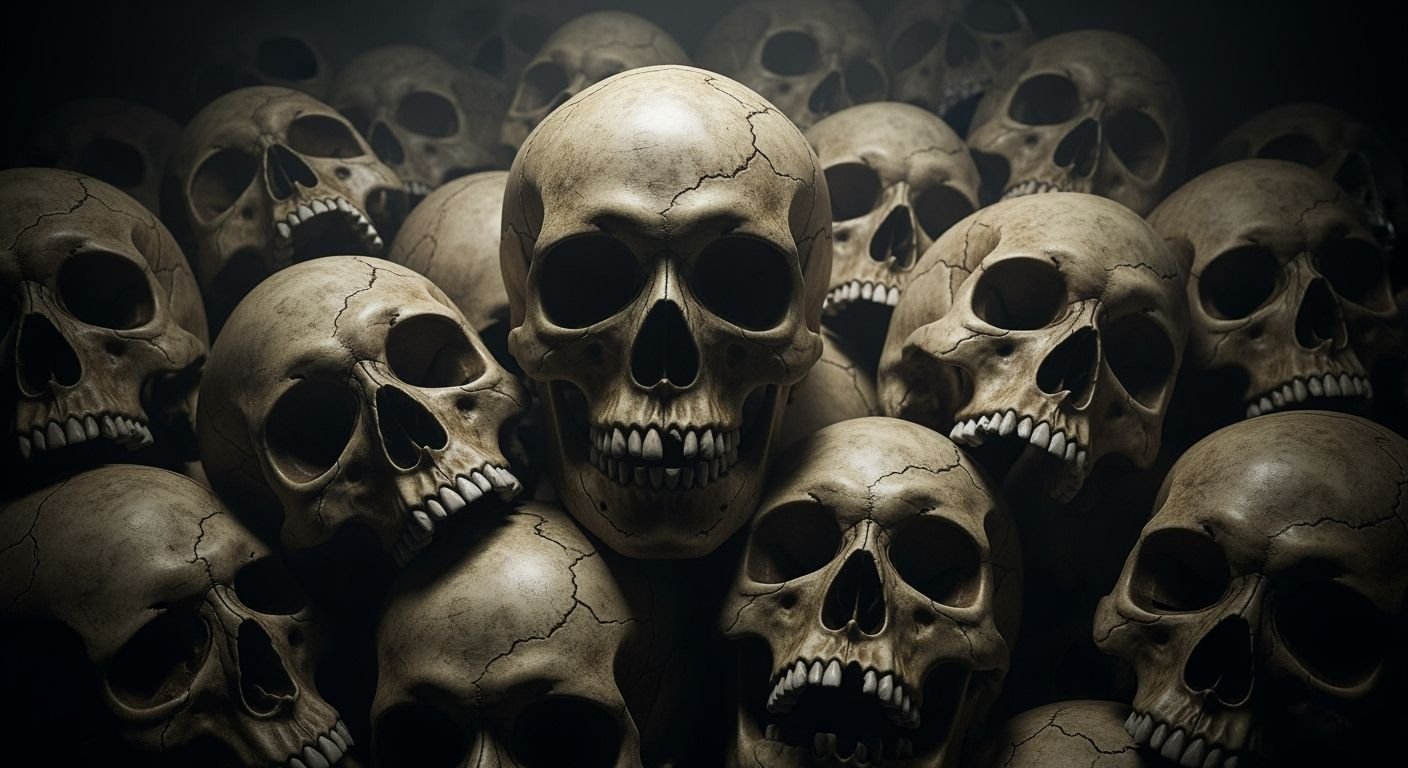 Skulls background image 2