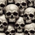 Skulls background image