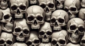 Skulls background image 3