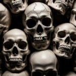 Skulls background image 4