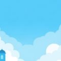 Sky blue vector background
