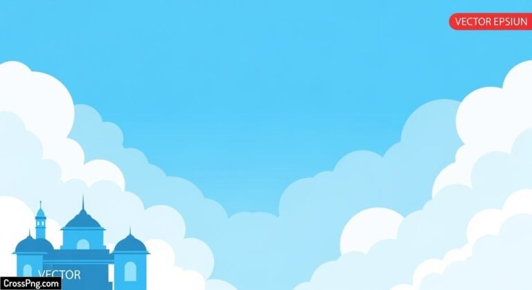 Sky blue vector background image 2