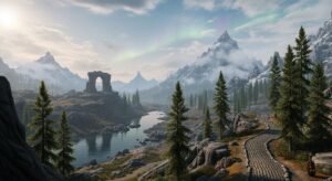 Skyrim background image