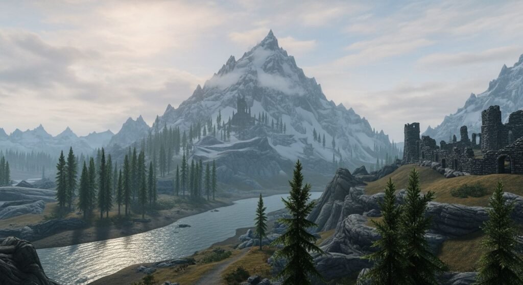Skyrim background image 4