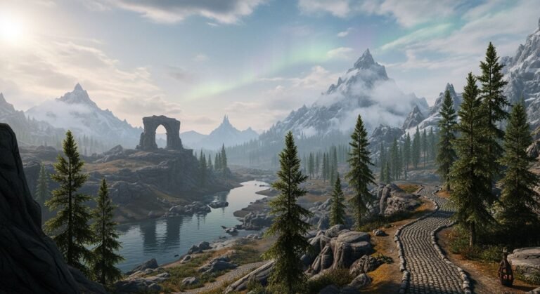 Skyrim background image