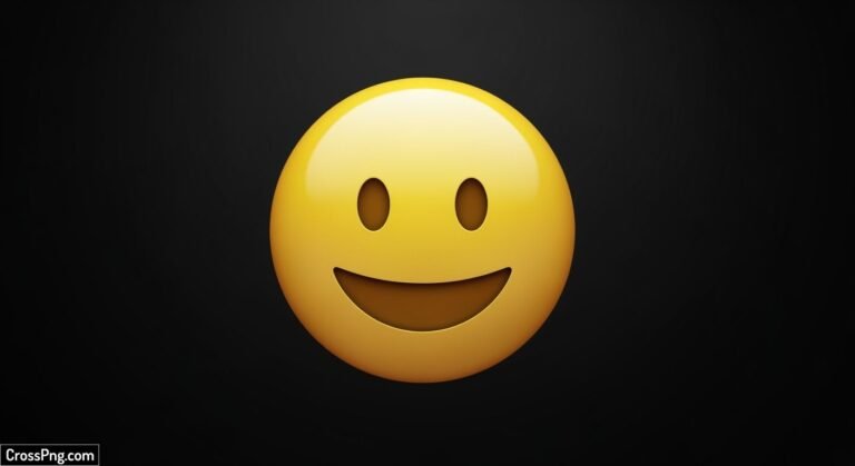 Smile emoji black background image
