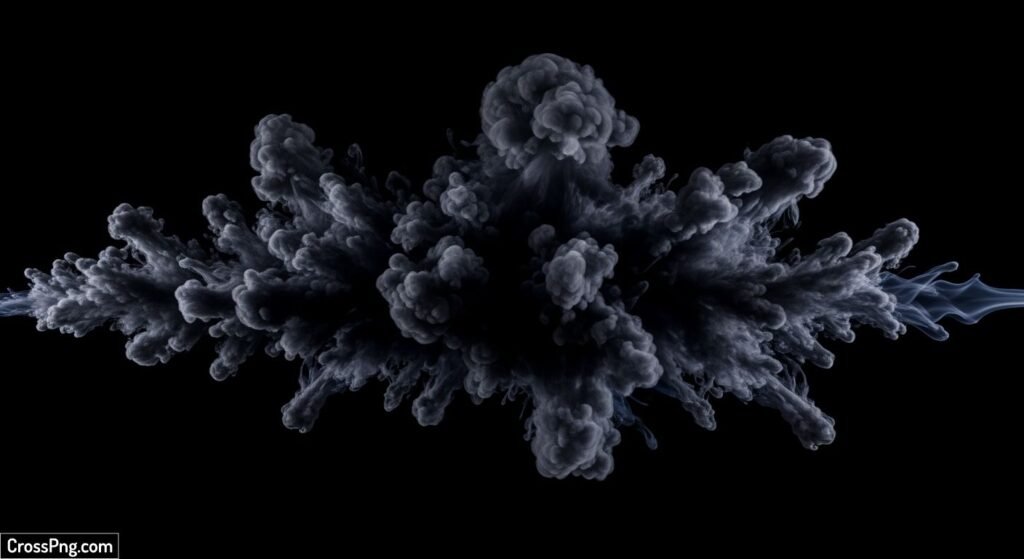 Smoke black background image