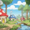 Smurfs animation background
