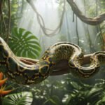 Snake slithering background image 2