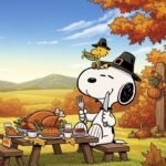 Snoopy thanksgiving background image 2