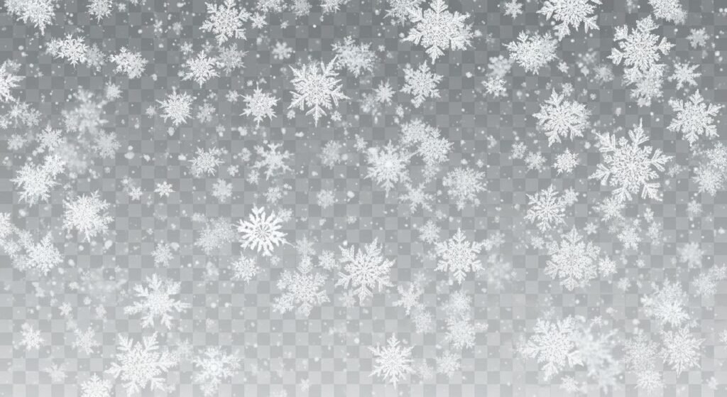 Snow transparent background image