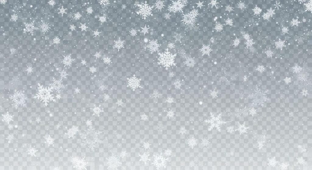 Snow transparent background image 2