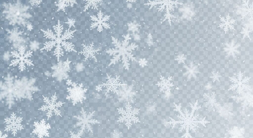 Snow transparent background image 3