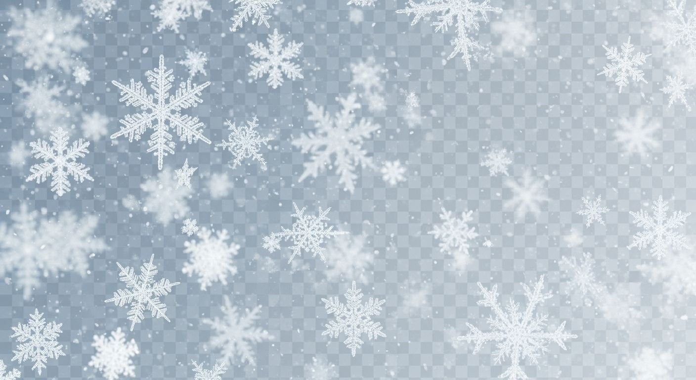 Snow transparent background image 3