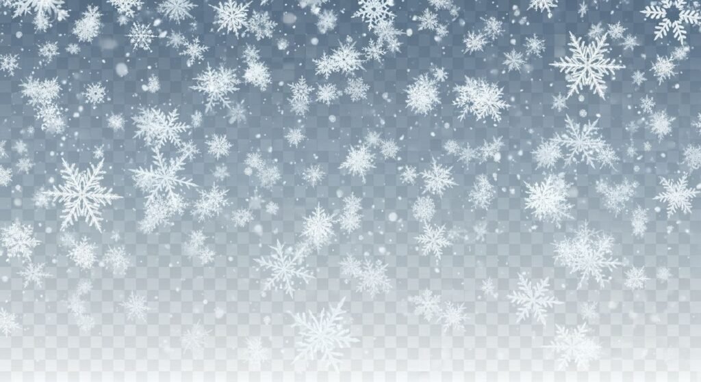 Snow transparent background image 4