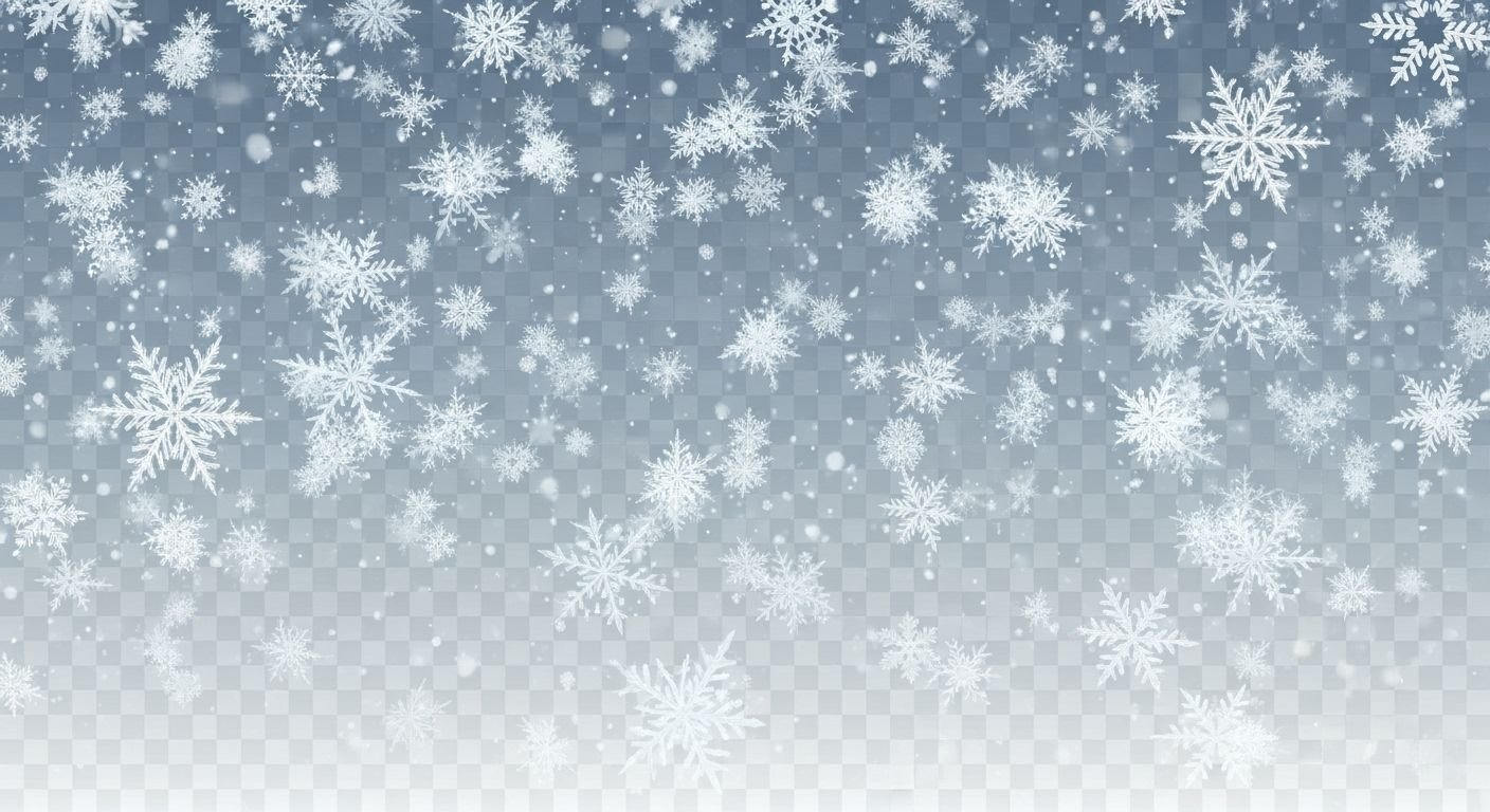 Snow transparent background image 4