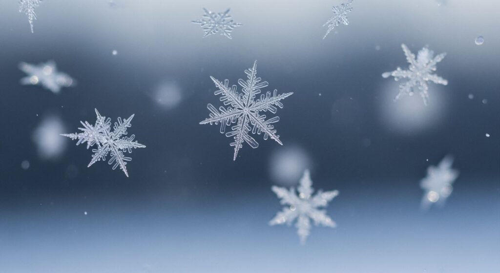Snowflakes background image