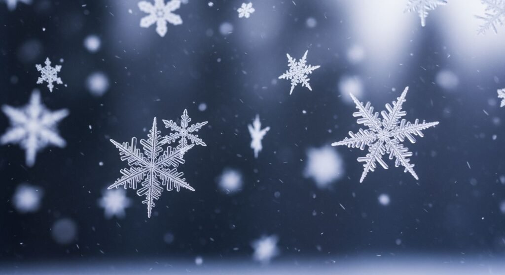 Snowflakes background image 2