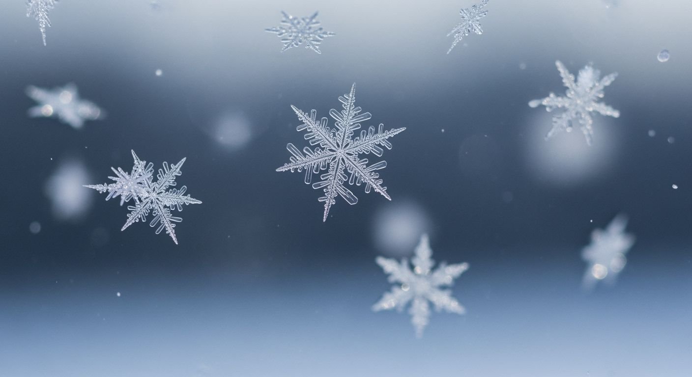Snowflakes background image