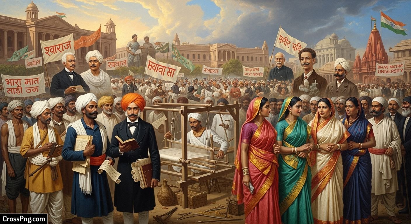 Social background of indian nationalism image