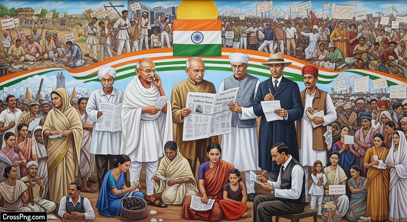 Social background of indian nationalism image