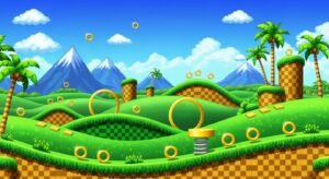 Sonic the hedgehog background image