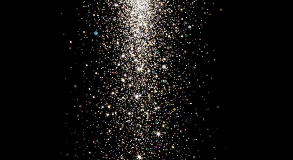 Sparkle on black background image 4
