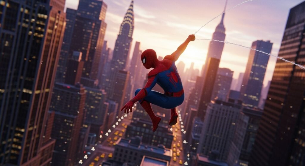 Spider man background image 12