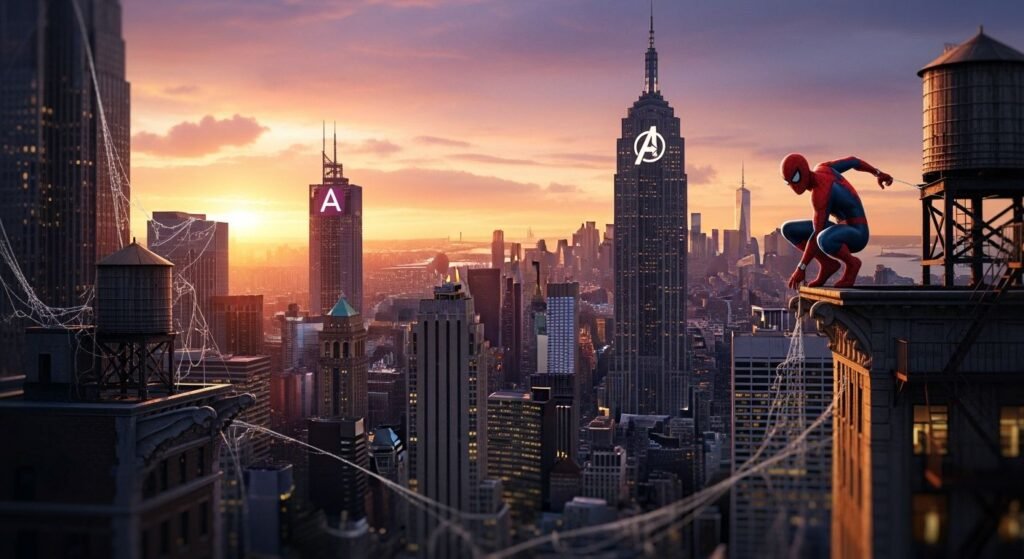 Spiderman background image 8