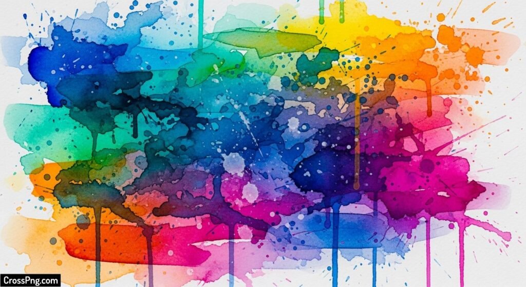 Splash watercolor background image