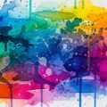Splash watercolor background image