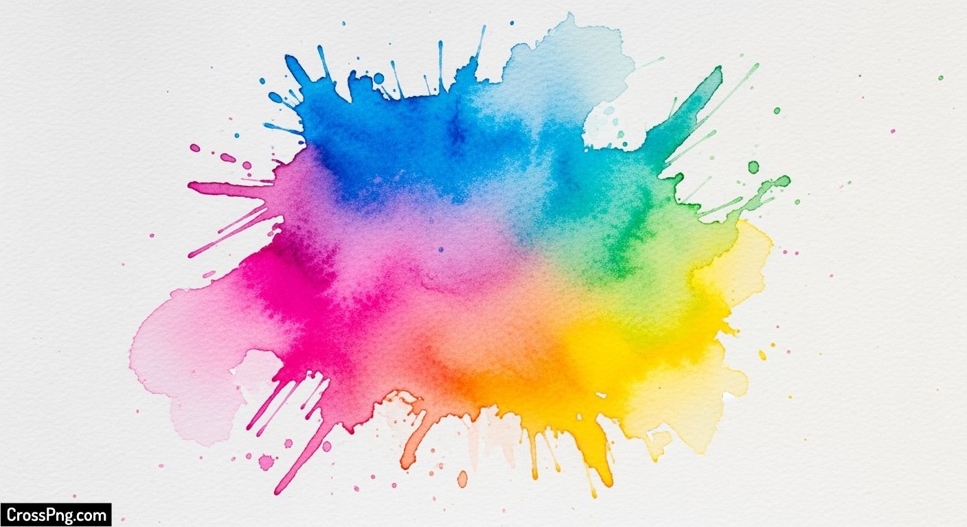 Splash watercolor background image 3