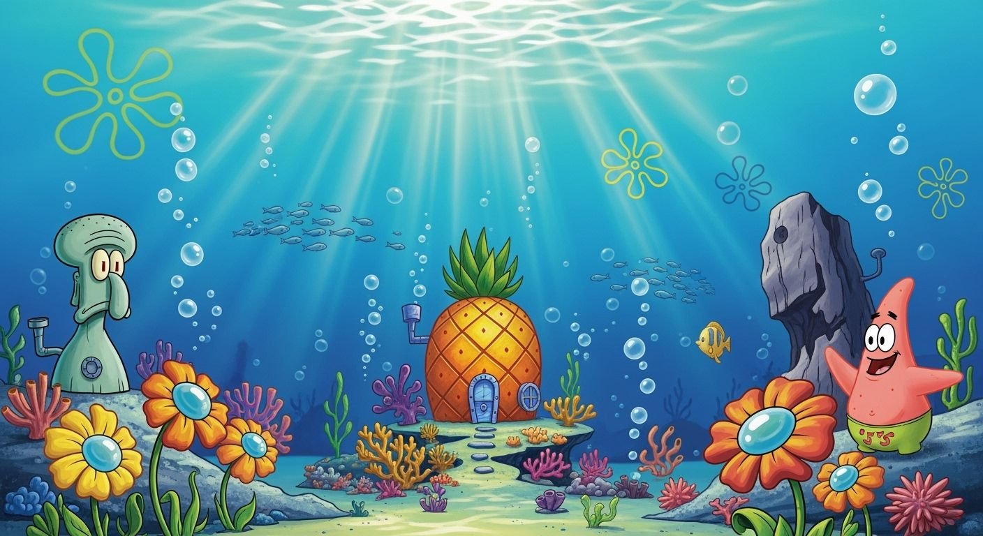 Spongebob squarepants background image 4