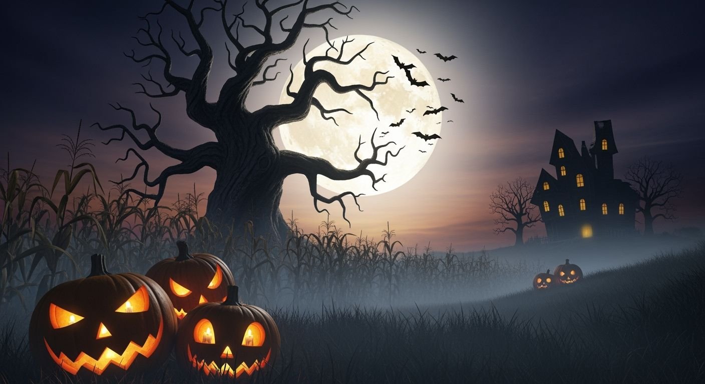 Spooky background halloween image 3