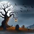 Spooky background halloween