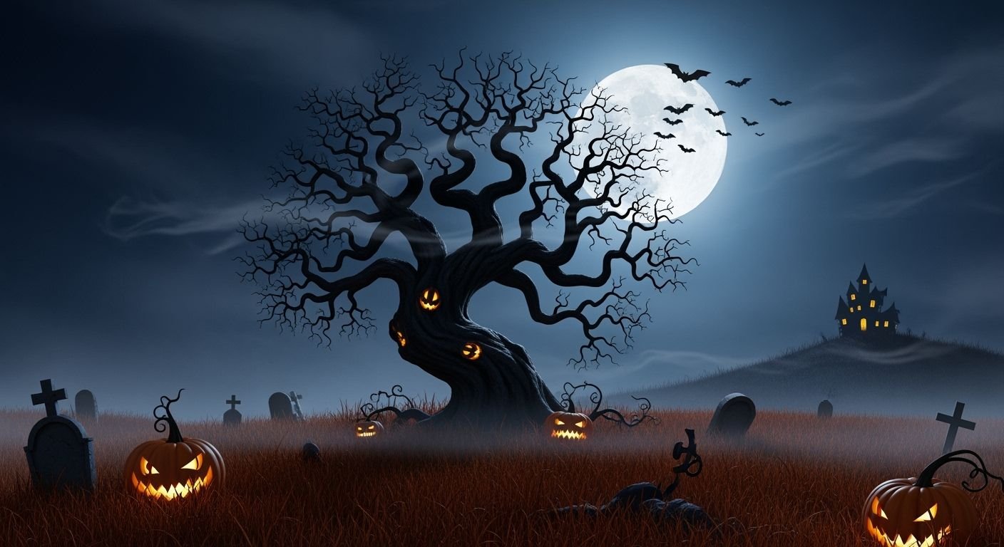 Spooky background halloween image