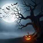 Spooky halloween background image 2