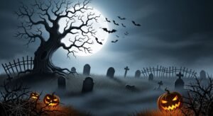 Spooky halloween background image