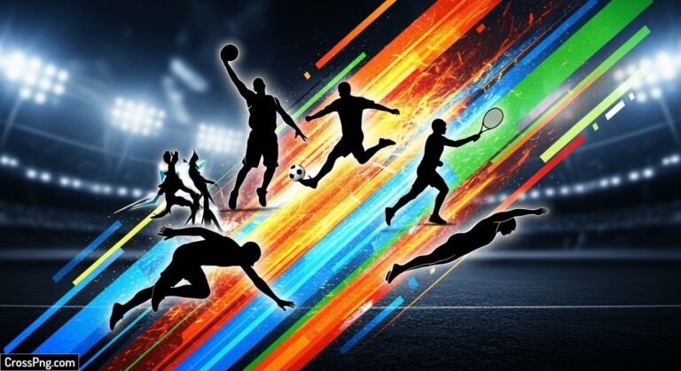 Sports poster background image