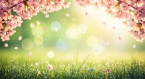 Spring background aesthetic image 2