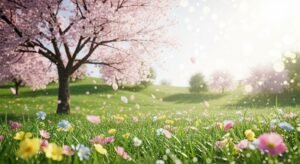 Spring background aesthetic image 3