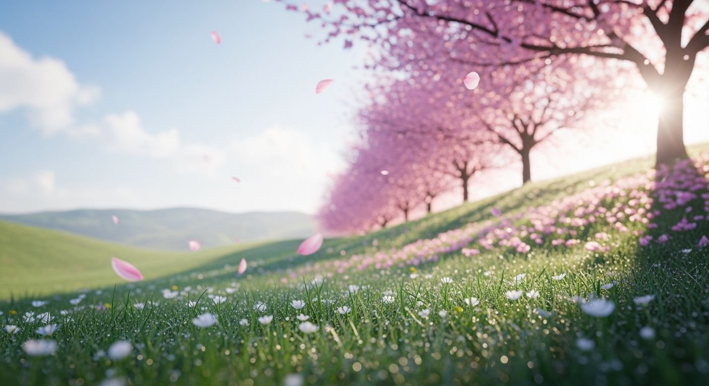 Spring background aesthetic image