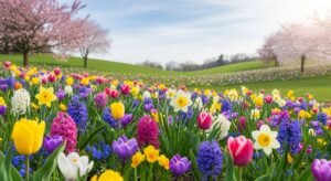 Spring background flowers image 4