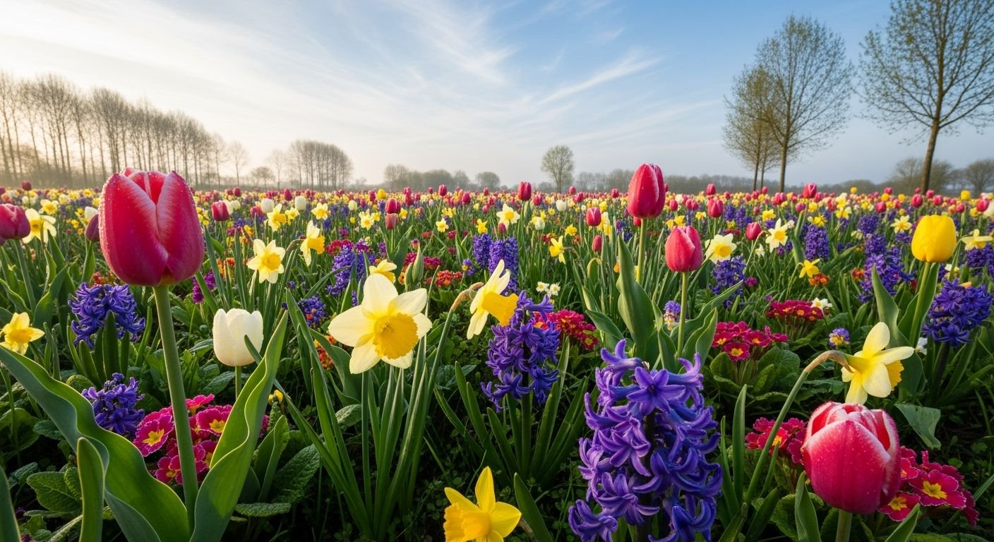 Spring background flowers image