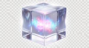Square transparent background filled image