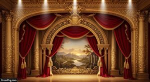 Stage background decoration image