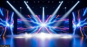 Stage dance background image