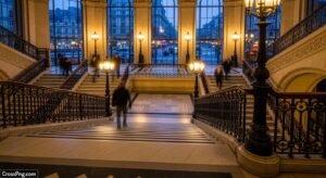 Stairs background image